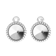 Colgante bola para cabuchones PureCrystal 1122 8 mm De Plata 925 x1|raw }}