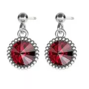 Colgante bola para cabuchones PureCrystal 1122 8 mm De Plata 925 x1