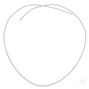 Hilo jonc semi-duro 3x1.5 mm De Plata 925 x 50 cm|raw }}