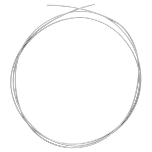 Hilo semirredondo semiduro - recocido - 2x1 mm - Plata 925 x 1 m