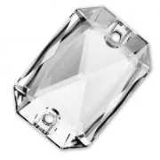 Cabuchón Emerald Cut 3252 14X10 mm Crystal x1