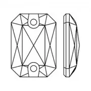 Cabuchón Emerald Cut 3252 14X10 mm Emerald x1