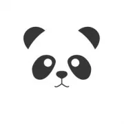 Sello de caucho, sello de goma 4.5x4.5 cm Oso Panda x1