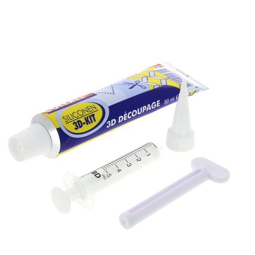 Collal - pegamento silicono 3D-Kit x 80ml