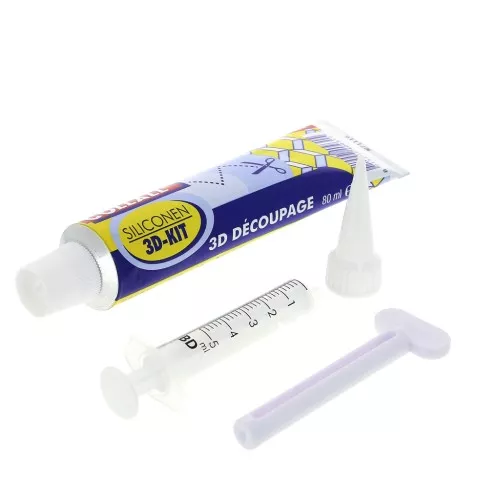 Collal - pegamento silicono 3D-Kit x 80ml