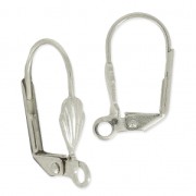 Ganchos cerrados conchas 18 mm plateado x2|raw }}