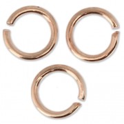 Anillas abiertas 7x1 mm - De Fabricación Europea - dorado rosa x50|raw }}