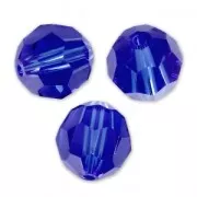 Cuentas redondas PureCrystal 5000 2 mm Majestic Blue x50