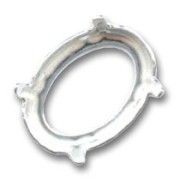 Engaste PureCrystal 4120 ovalado 18x13 mm plateado|raw }}