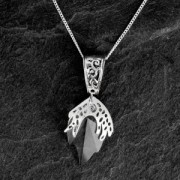 Enganche para colgante 15x8 mm de Plata 925 Oxidado x1