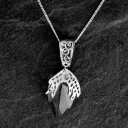 Enganche para colgante 15x8 mm de Plata 925 Oxidado x1