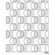 Silk Screen Moiko para Arcilla polimérica 74x105 mm - Círculo 9.32