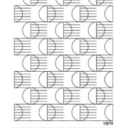 Silk Screen Moiko para Arcilla polimérica 74x105 mm - Círculo 9.32