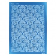 Silk Screen Moiko para Arcilla polimérica 74x105 mm - Burbujas 9.12|raw }}