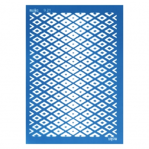 Silk Screen Moiko para Arcilla polimérica 74x105 mm - Rombo 9.21