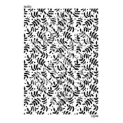 Silk Screen Moiko para Arcilla polimérica 74x105 mm - Helecho 9.17