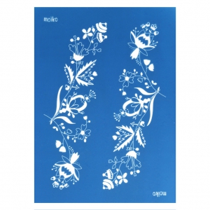 Silk Screen Moiko para Arcilla polimérica 74x105 mm - Motivo Eslavo