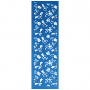 Silk Screen Moiko para pulsera 26.5x8.5 cm - Flor Tropicale/Piña