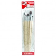 8 pincelas redondos y planos Pop Art Pébéo - Brun|raw }}