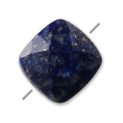Cuenta Lapis Lazuli facetado cuadrado 6 mm x1|raw }}