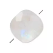 Cuenta Piedra de Luna facetado cuadrado 6 mm x1