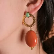 Cabuchón ovalado 8x6 mm Amazonite