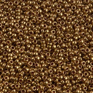 Cuentas Rocalla Miyuki 15/0 457L - Bronce claro metalizado x 100 g