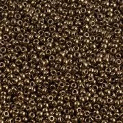 Cuentas Rocalla Miyuki 15/0 457 - Bronce oscuro metalizado x 100 g
