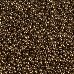Cuentas Rocalla Miyuki 15/0 457 - Bronce oscuro metalizado x 100 g