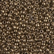 Cuentas Rocalla Miyuki 11/0 457 - Bronce oscuro metalizado, paquete de 100 g