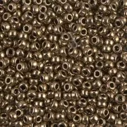 Cuentas Rocalla Miyuki 11/0 457 - Bronce oscuro metalizado, paquete de 100 g