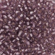 Cuentas de Rocalla Preciosa 11/0 2 mm - Light Amethyst Silver Lined x 10 g