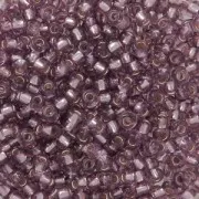 Cuentas de Rocalla Preciosa 11/0 2 mm - Light Amethyst Silver Lined x 10 g