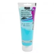 Pintura acrílica - DecoColor Crema de Pébéo - Turquoise Mat n°27x x 120ml