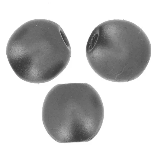 Cuentas redondas Shiny 3 mm Pastel Light Grey x50
