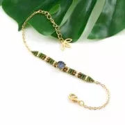 Mini-Hematites cubes 2x2 mm Blue Metallic x39 cm