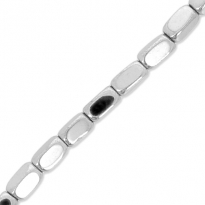 Mini-Hematites rectangular 2x3.8 mm Labrador x38 cm