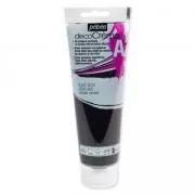 Pintura auxiliar para acrílica - DecoCrème de Pébéo - Gesso Negro x120ml
