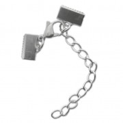 Cierre mosquetón con terminales para apetar 10 mm de Acero Inox x1|raw }}