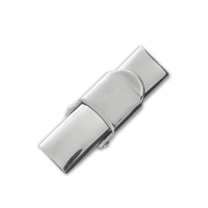 Cierre para cordón 6 mm Acero inox x1