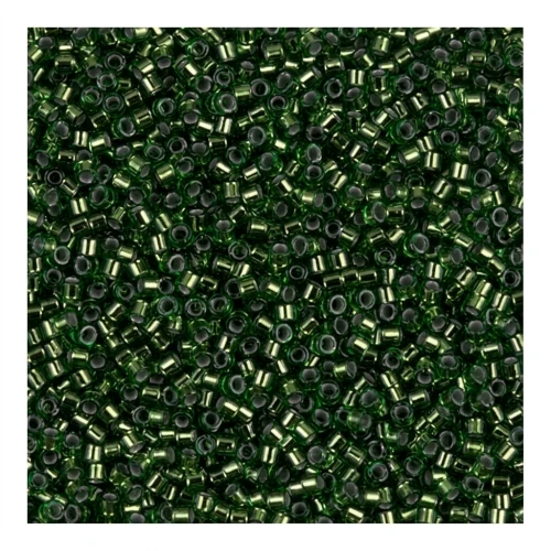 Miyuki Delica 11/0 DB0182 - Silver Lined Jade Green