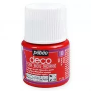 Pintura acrílica - Deco Nacré de Pébéo - Rouge n°110 x 45ml