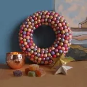 Pintura acrílica - Deco Nacré de Pébéo - Rouge n°110 x 45ml