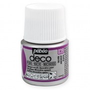 Pintura acrílica - Deco Nacré  de Pébéo - Argent n°039 x 45ml