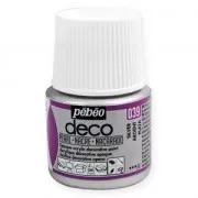 Pintura acrílica - Deco Nacré de Pébéo - Argent n°039 x 45ml