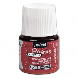 Pintura multisuperficie, multisoporte, pintura Fantasy Prisme de Pébéo con efectos mágicos Rojo Inglés (n°13) x45ml