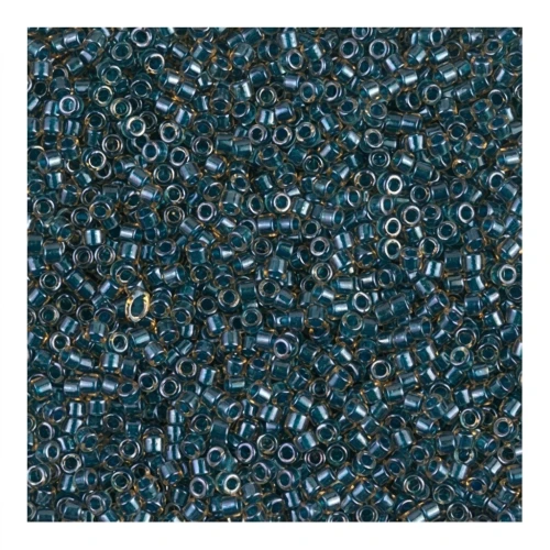 Miyuki Delica 11/0 DB0921 - Sparkling Blue Lined Topaz x8g