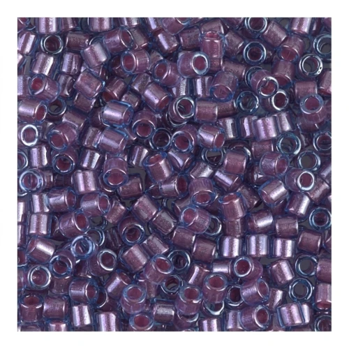 Miyuki Delica 8/0 DBL0922 - Sparkling Orchid Lined Aqua x8g