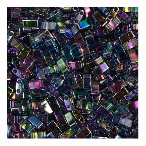 Miyuki Half Tila Beads 5x2.3x1.9 mm HTL-4572 - Magic Blue x10g