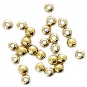 Redondas de 1,8 mm Plata 925 Dorado con oro finox100